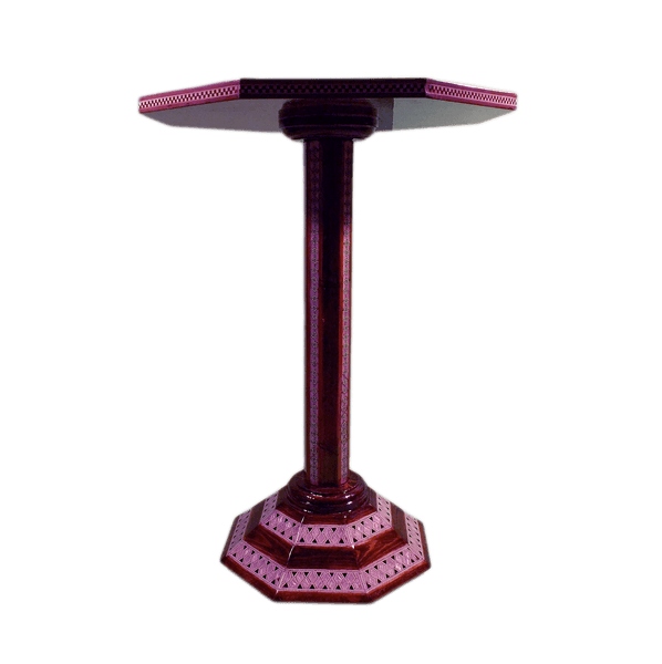 Moroccan Mother of Pearl Octagonal Table single leg